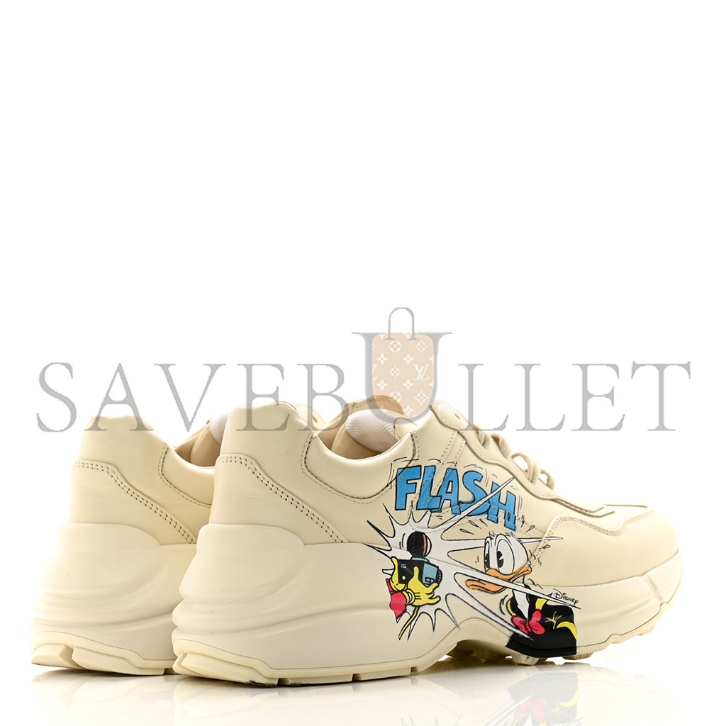G*u*i x disney calfskin donald duck rhyton sneakers 646509